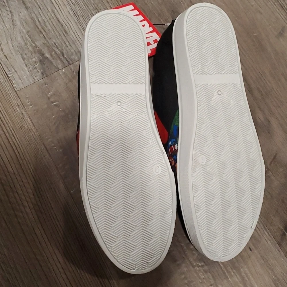 Marvel Men's Casual Superhero Slip on Sneaker Size 9